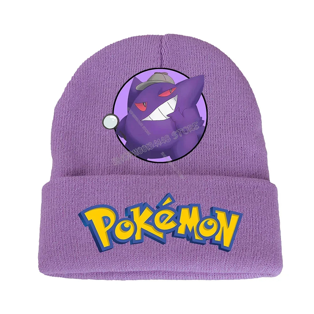 Pikachu Wintermütze – Weiche Pokémon Strickmütze für Jungen & Mädchen, warme Wollmütze, ideales Weihnachtsgeschenk