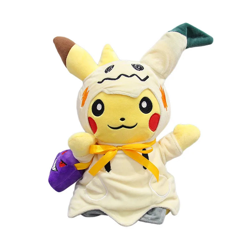 Neue 20-30 cm Pokemon Halloween Serie Plüsch Mimikyu Pikachu Cos Plüsch Puppe Weiche Tier Puppen Heiße Spielzeug großes Geschenk Für Kinder