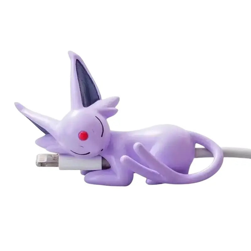 Pokémon Pikachu Kabelschutz – USB-Ladekabel-Bissschutz mit Cartoon-Figur, Schutz für Datenkabel, Kabelhalter, Geschenk für Kinder & Fans