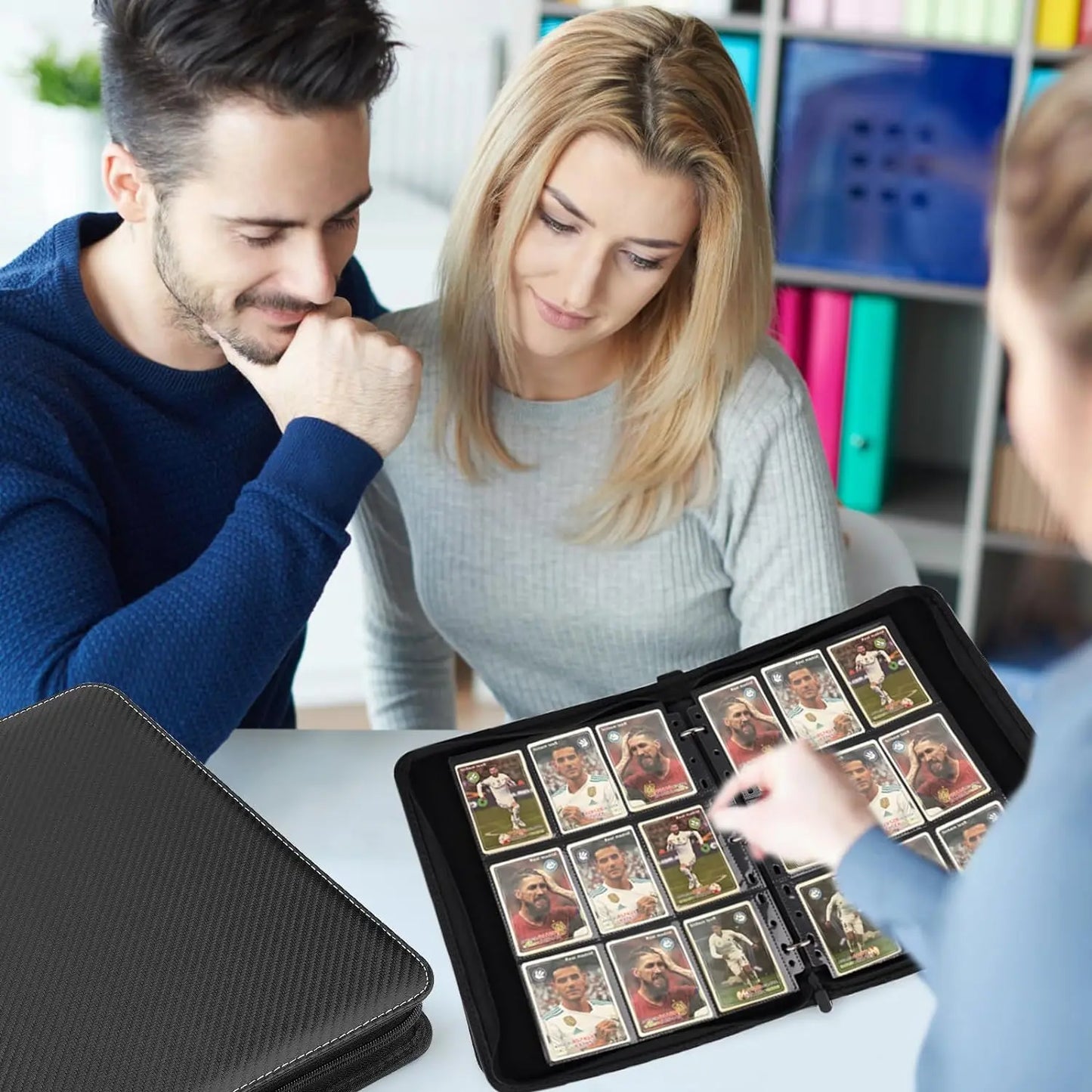 XXL Sammelkarten-Ordner mit 900 Taschen – Reißverschluss-Album für Pokémon, MTG, Yu-Gi-Oh! & mehr