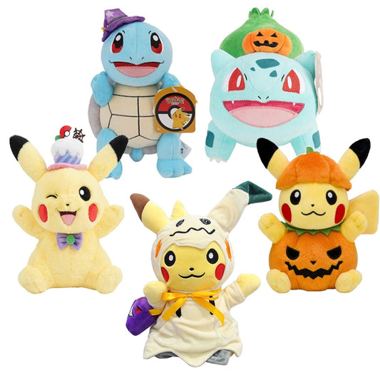 Neue 20-30 cm Pokemon Halloween Serie Plüsch Mimikyu Pikachu Cos Plüsch Puppe Weiche Tier Puppen Heiße Spielzeug großes Geschenk Für Kinder