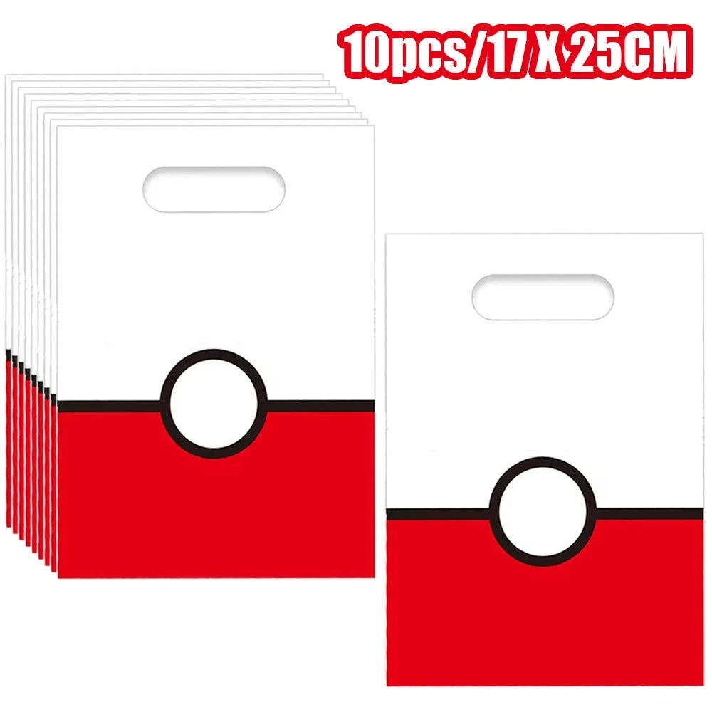 Pokémon Geburtstagsdeko Set – Papiergeschirr mit Pikachu: Teller, Becher, Servietten, Tischdecke & Partyzubehör für Kindergeburtstage