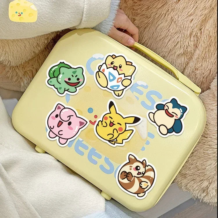 50-teiliges Pokémon Aufkleber-Set – Kawaii Pikachu & Anime-Sticker für DIY, Laptop, Handy, Skateboard – Perfekt als Kinder-Geschenk