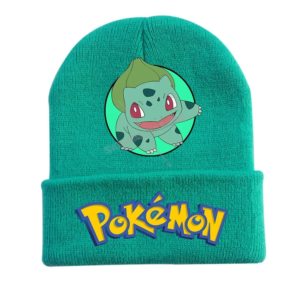 Pikachu Wintermütze – Weiche Pokémon Strickmütze für Jungen & Mädchen, warme Wollmütze, ideales Weihnachtsgeschenk