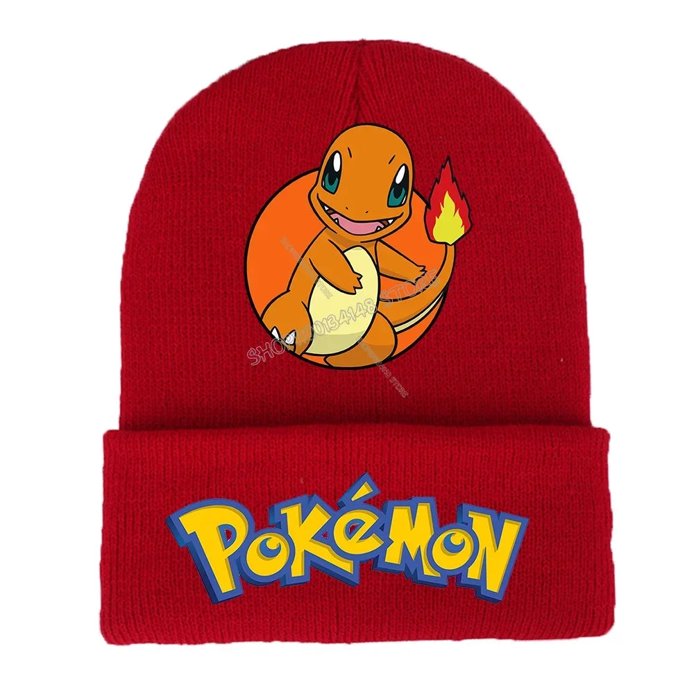 Pikachu Wintermütze – Weiche Pokémon Strickmütze für Jungen & Mädchen, warme Wollmütze, ideales Weihnachtsgeschenk