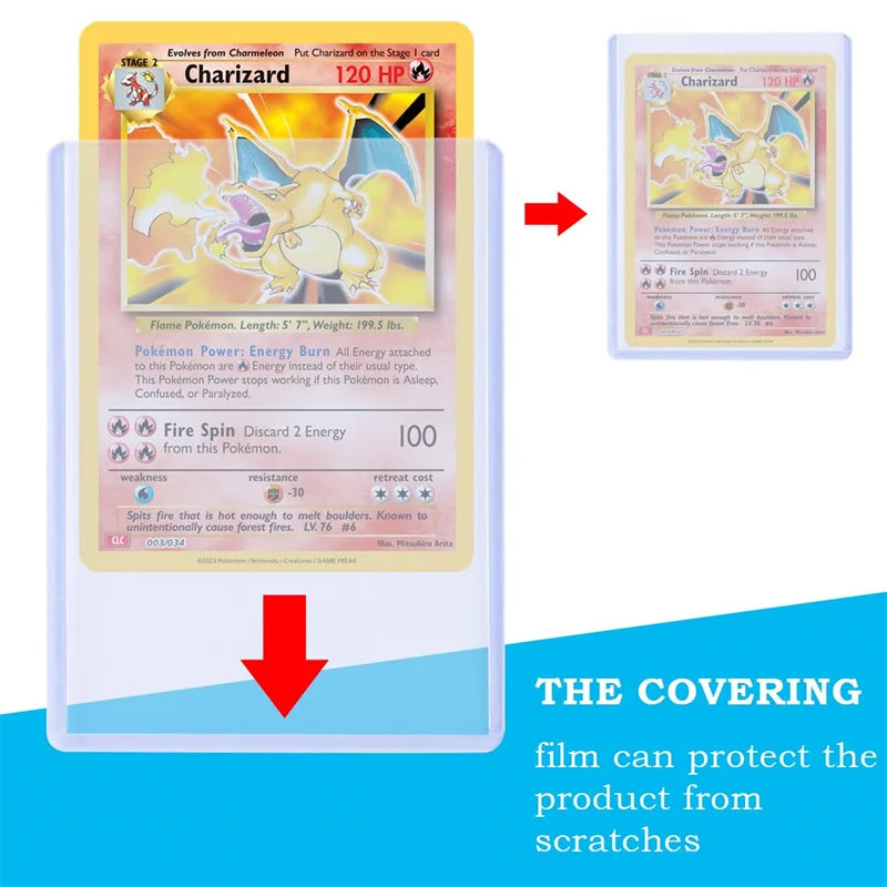Toploader, Spielkartenhüllen, TCG Sammelkarten, Kinderspielzeug, Geschenk, Pokemon Karten