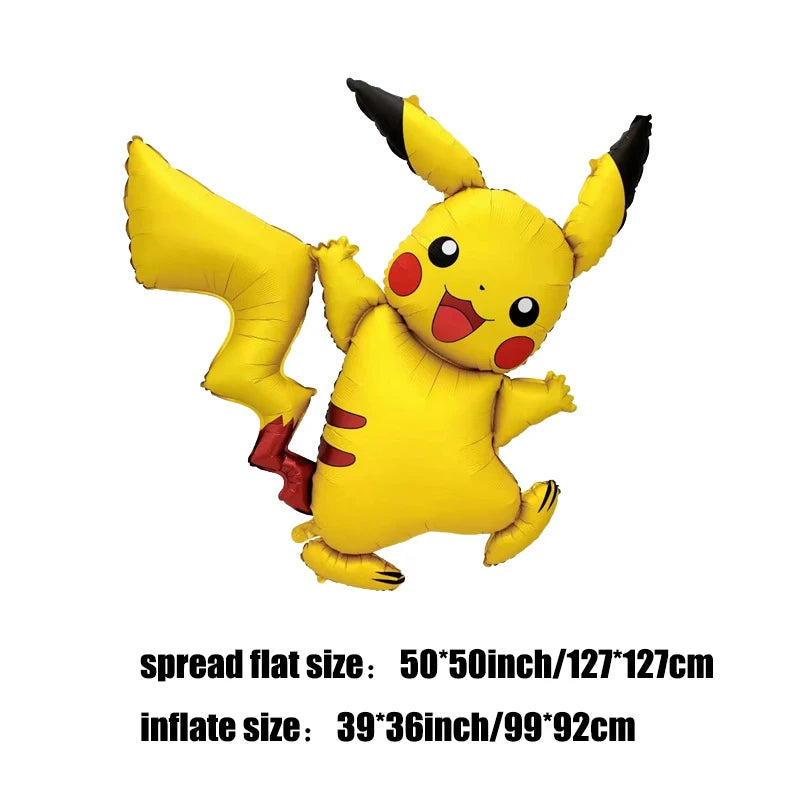 Pokémon Geburtstagsdeko Set – Papiergeschirr mit Pikachu: Teller, Becher, Servietten, Tischdecke & Partyzubehör für Kindergeburtstage