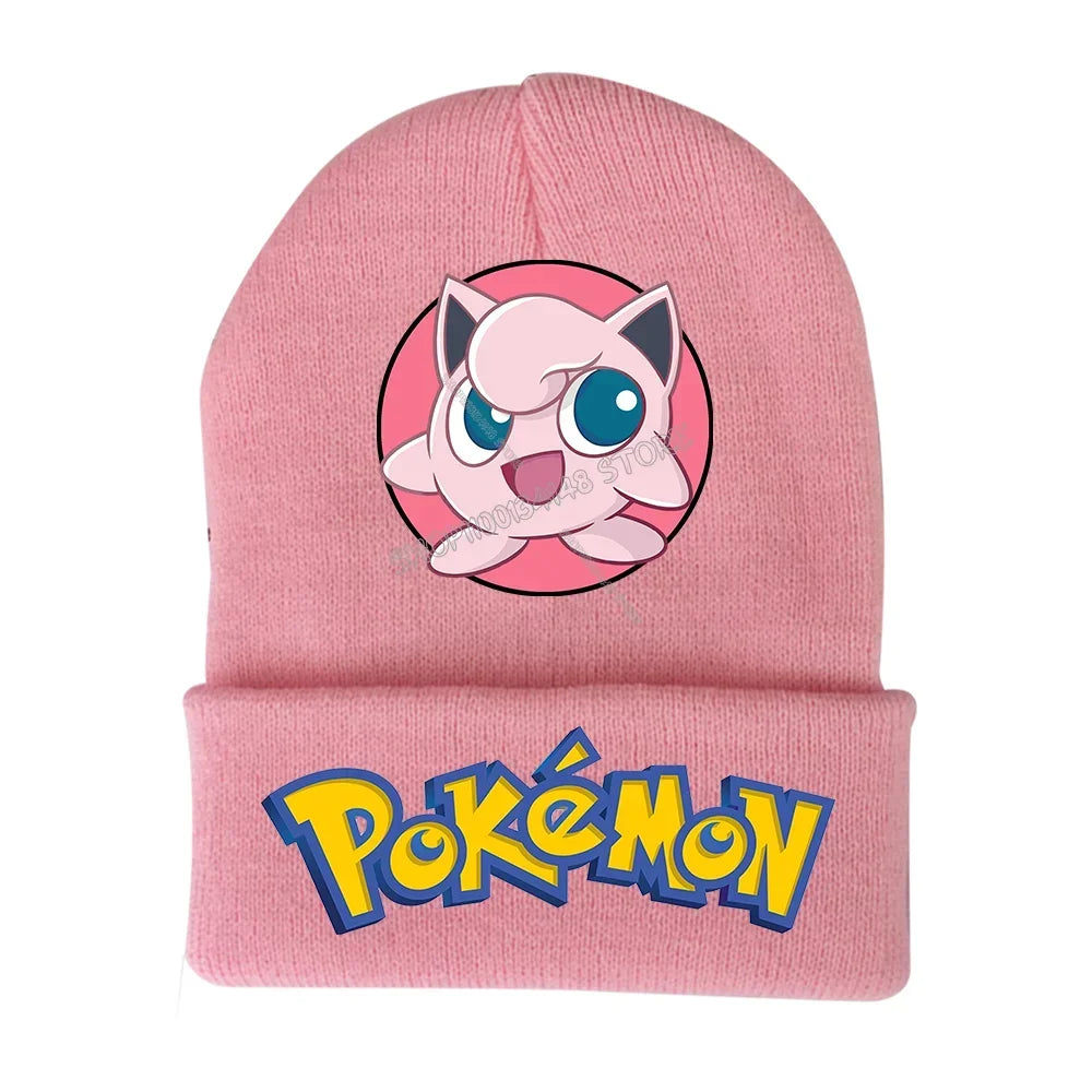 Pikachu Wintermütze – Weiche Pokémon Strickmütze für Jungen & Mädchen, warme Wollmütze, ideales Weihnachtsgeschenk