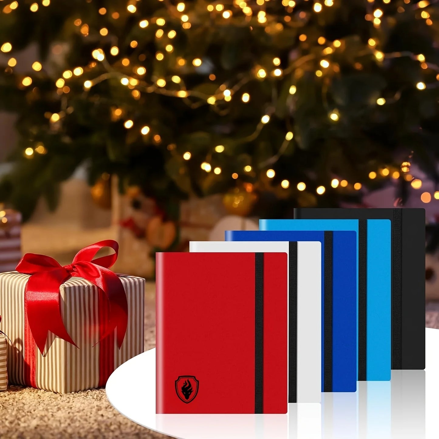 Sammelkartenordner mit 9 Fächern für 360-Karten, schlankes, seitlich geladertes Kartenalbum, stabiler Kartensammelordner für TCG, MTG, Yugioh