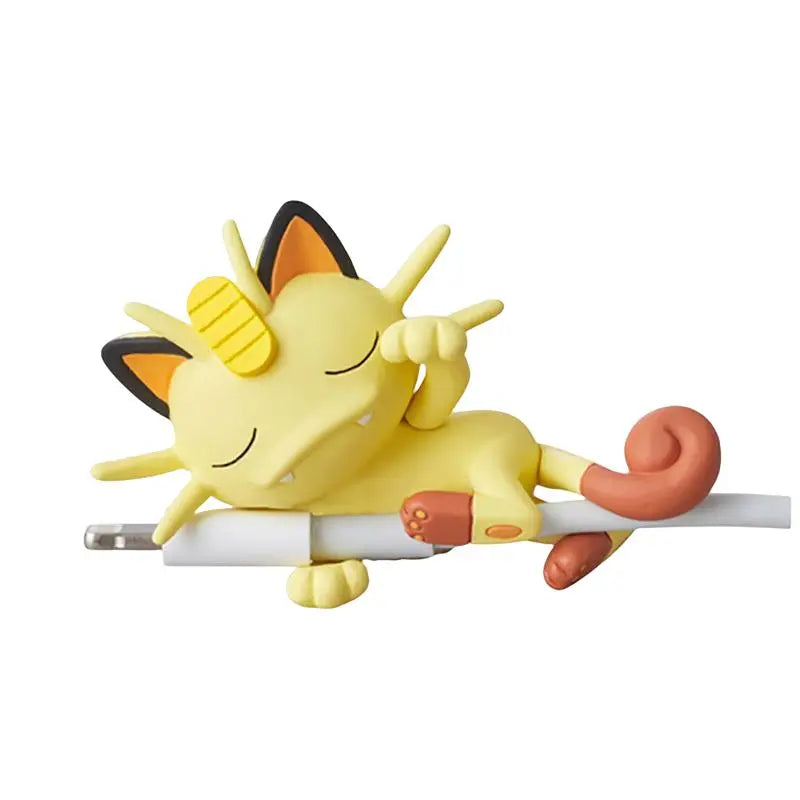 Pokémon Pikachu Kabelschutz – USB-Ladekabel-Bissschutz mit Cartoon-Figur, Schutz für Datenkabel, Kabelhalter, Geschenk für Kinder & Fans