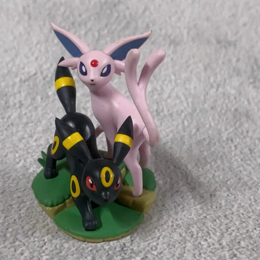 Echte Pokemon Cartoon Charaktere Monster Umbreon Espeon Nette Modell Spielzeug Sammeln Desktop Ornamente Kinder Geschenke