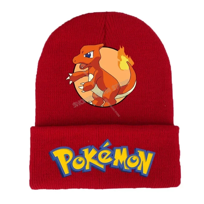 Pikachu Wintermütze – Weiche Pokémon Strickmütze für Jungen & Mädchen, warme Wollmütze, ideales Weihnachtsgeschenk