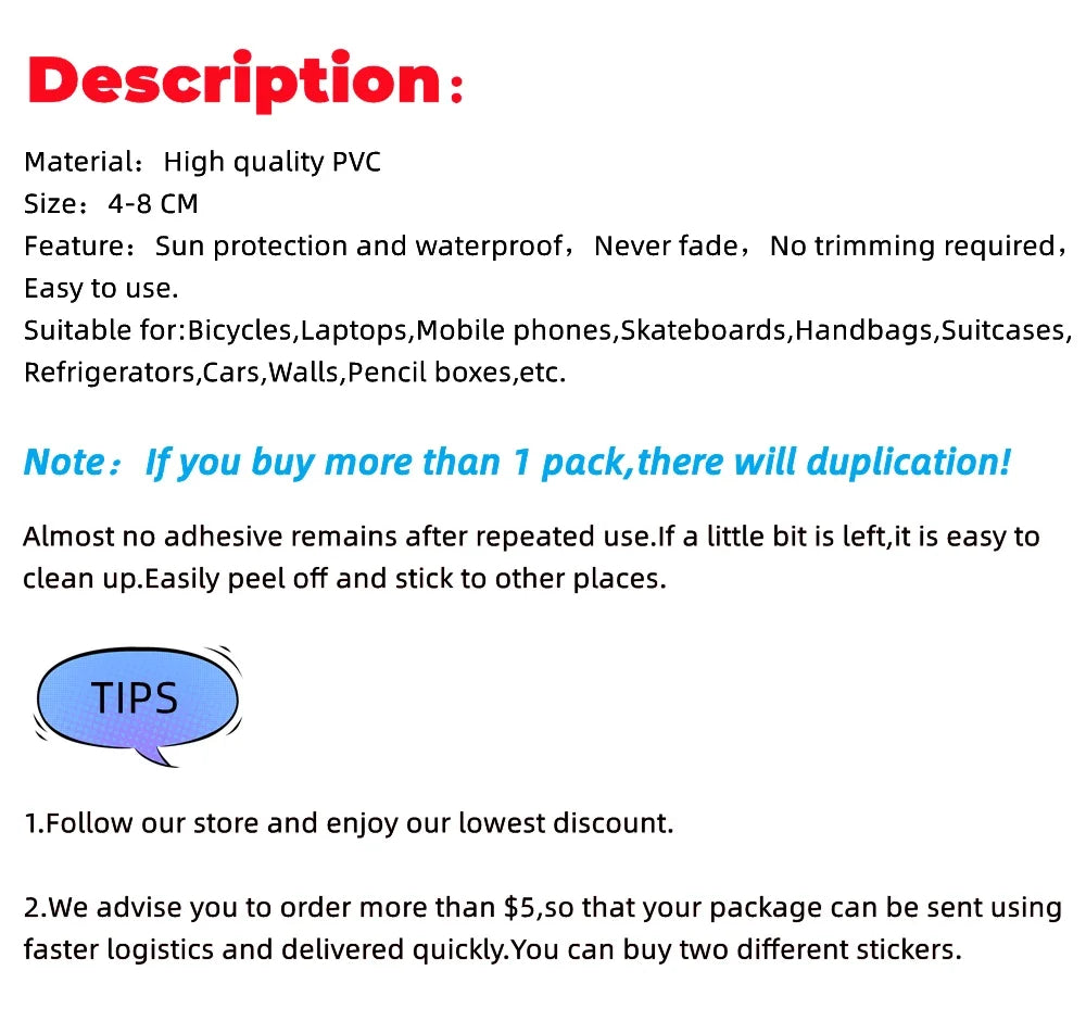 50-teiliges Pokémon Aufkleber-Set – Kawaii Pikachu & Anime-Sticker für DIY, Laptop, Handy, Skateboard – Perfekt als Kinder-Geschenk