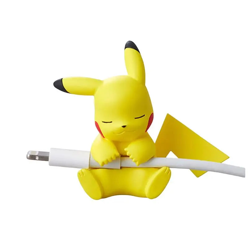 Pokémon Pikachu Kabelschutz – USB-Ladekabel-Bissschutz mit Cartoon-Figur, Schutz für Datenkabel, Kabelhalter, Geschenk für Kinder & Fans